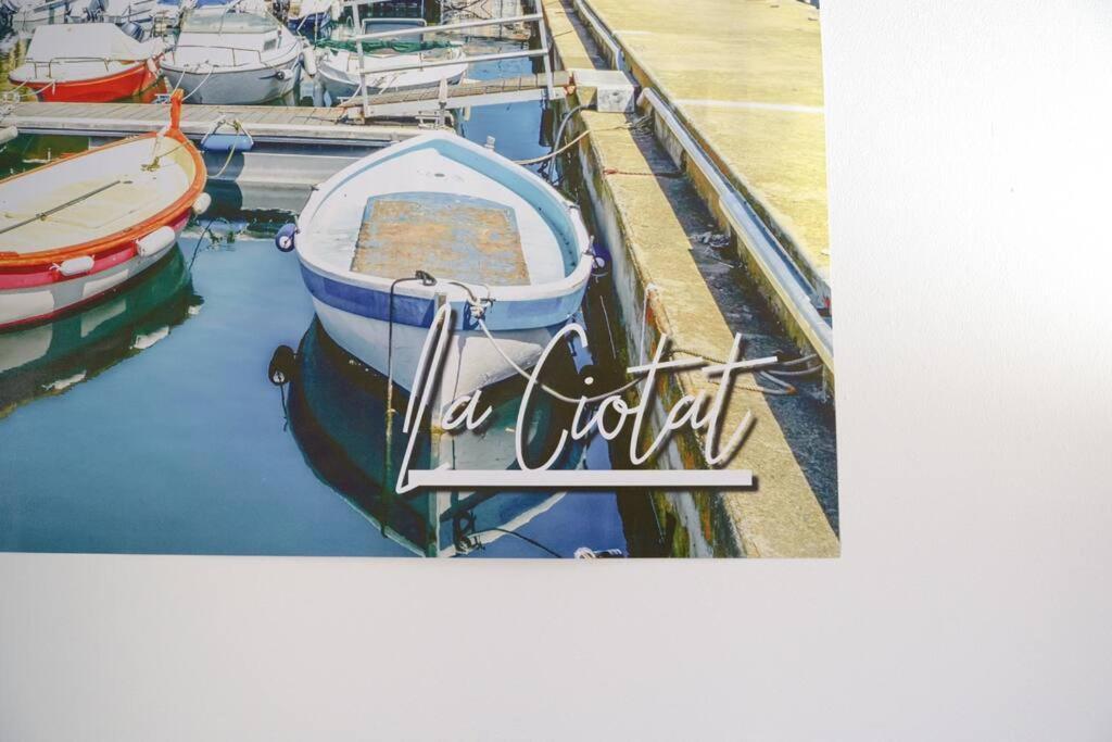 Apartamento L'Ecrin De La Ciotat A 50 M Du Port Exterior foto